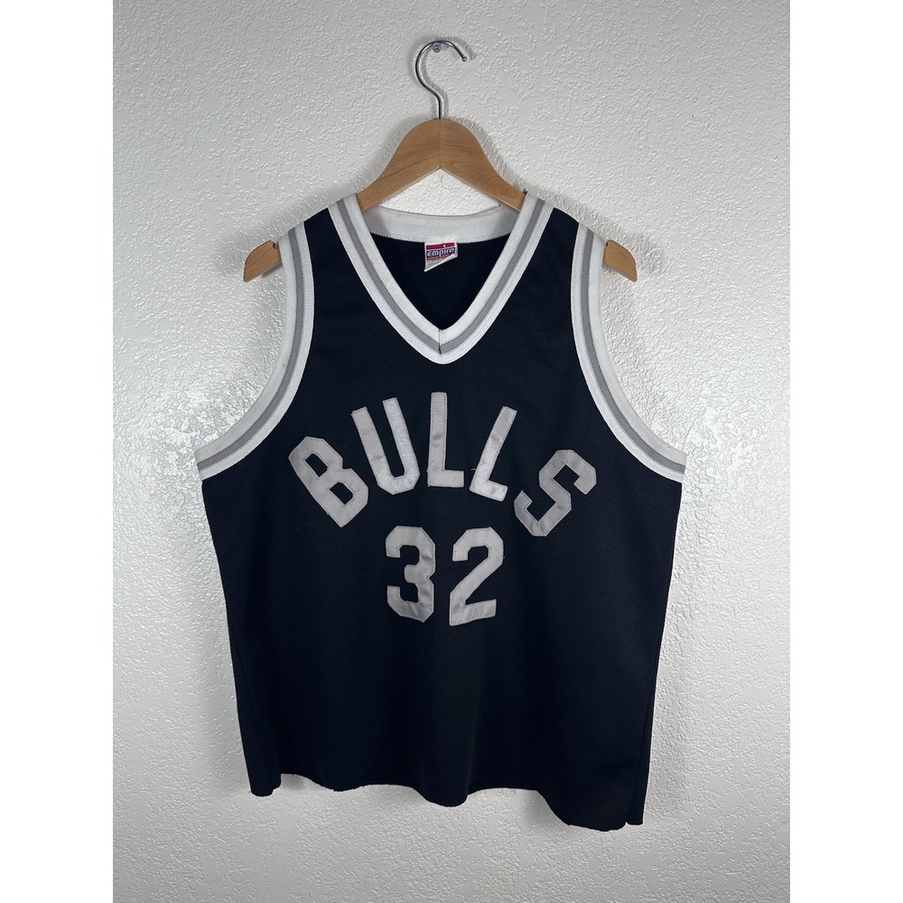Vintage Empire Sporting Goods Bulls #32 Basketball Jersey USA Made XL